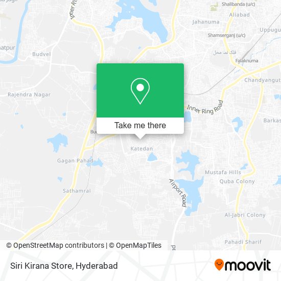 Siri Kirana Store map