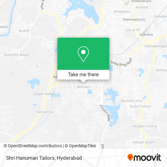 Shri Hanuman Tailors map