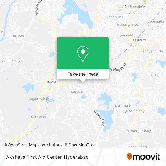 Akshaya First Aid Center map