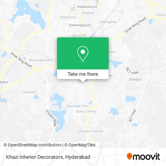 Khazi Interior Decorators map