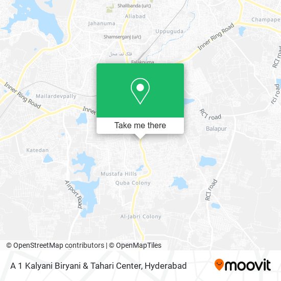 A 1 Kalyani Biryani & Tahari Center map
