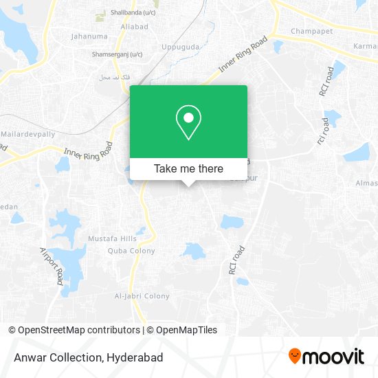 Anwar Collection map