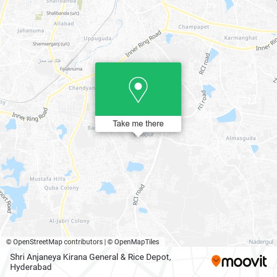 Shri Anjaneya Kirana General & Rice Depot map
