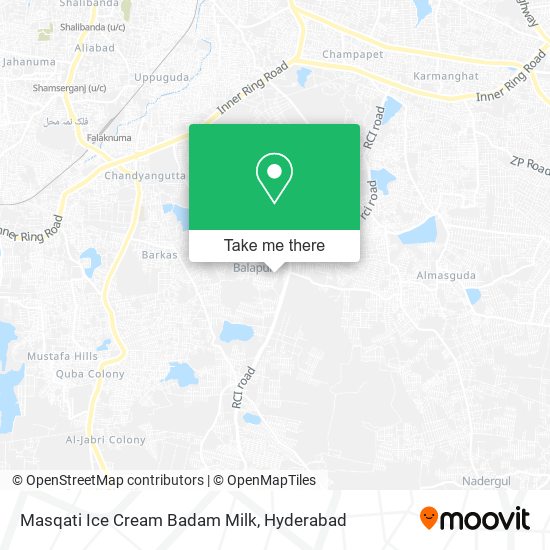 Masqati Ice Cream Badam Milk map