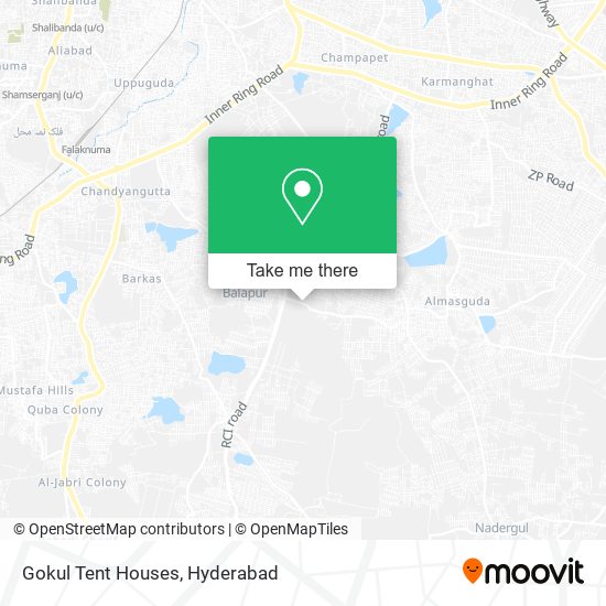 Gokul Tent Houses map