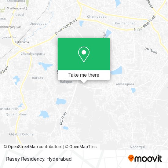 Rasey Residency map