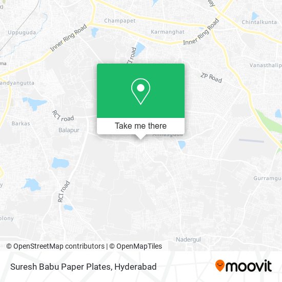 Suresh Babu Paper Plates map