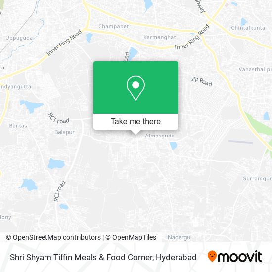 Shri Shyam Tiffin Meals & Food Corner map