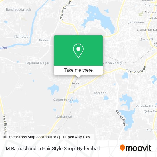 M.Ramachandra Hair Style Shop map