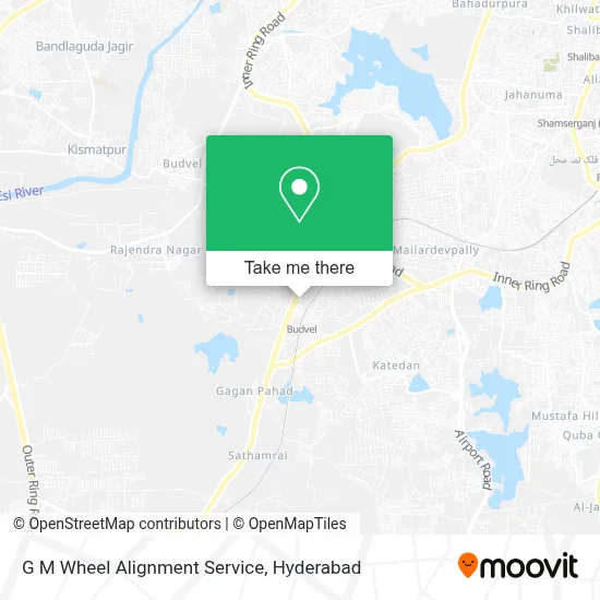 G M Wheel Alignment Service map