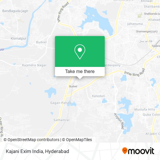 Kajani Exim India map