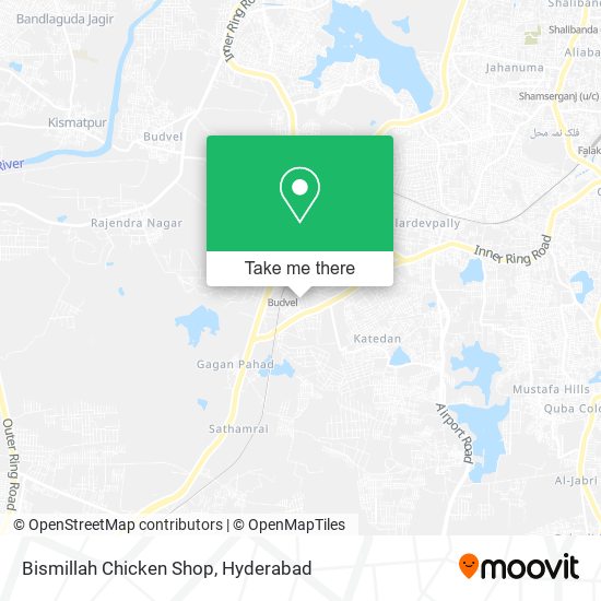 Bismillah Chicken Shop map