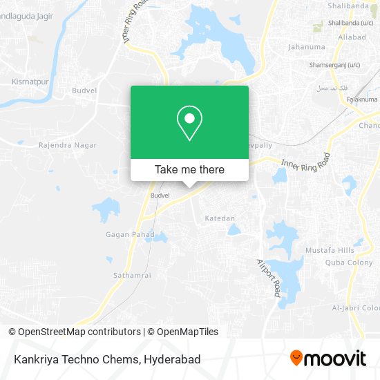 Kankriya Techno Chems map