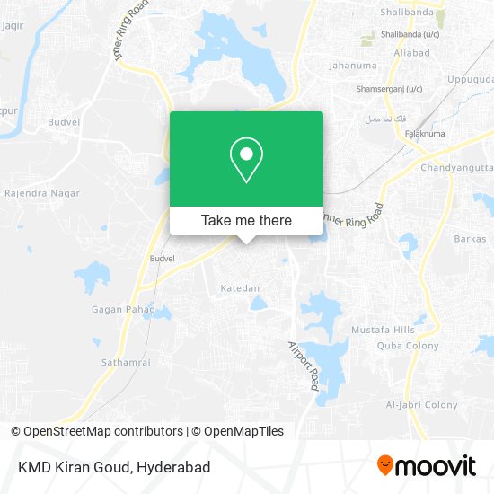 KMD Kiran Goud map