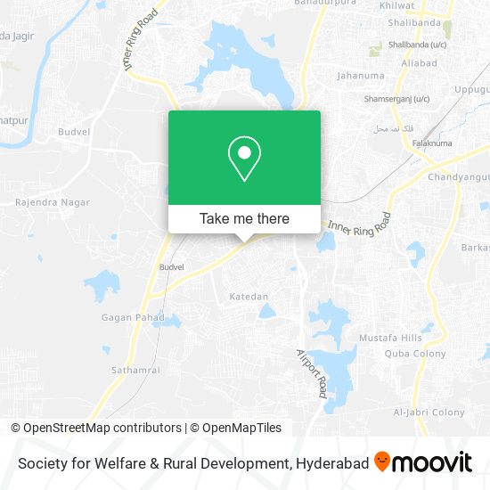Society for Welfare & Rural Development map