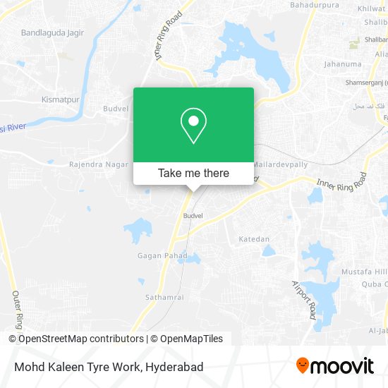 Mohd Kaleen Tyre Work map