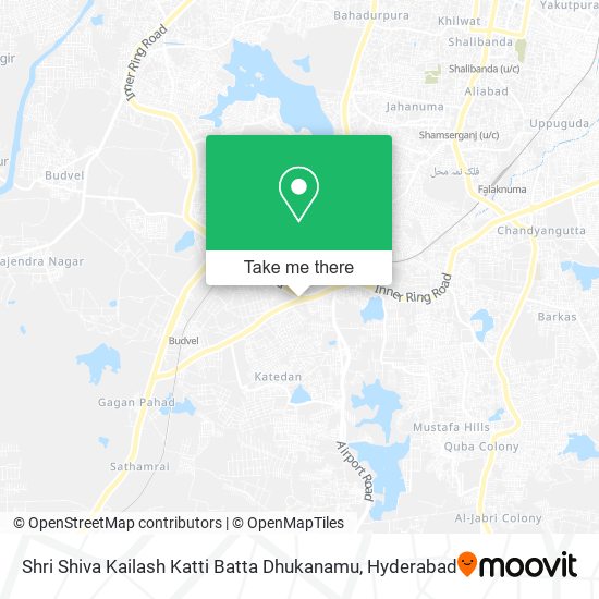 Shri Shiva Kailash Katti Batta Dhukanamu map