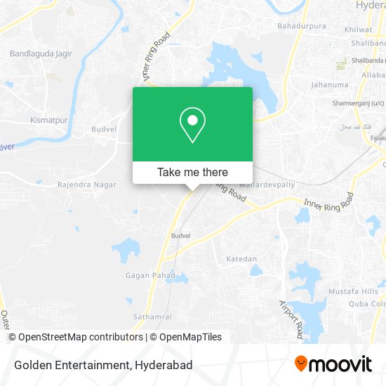 Golden Entertainment map