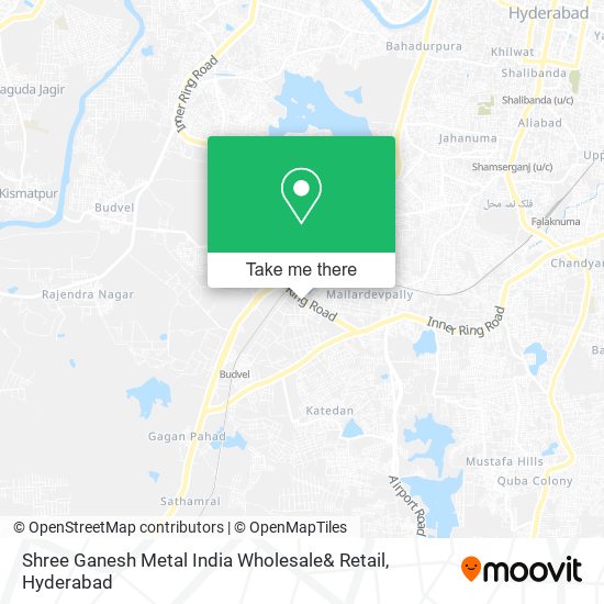 Shree Ganesh Metal India Wholesale& Retail map