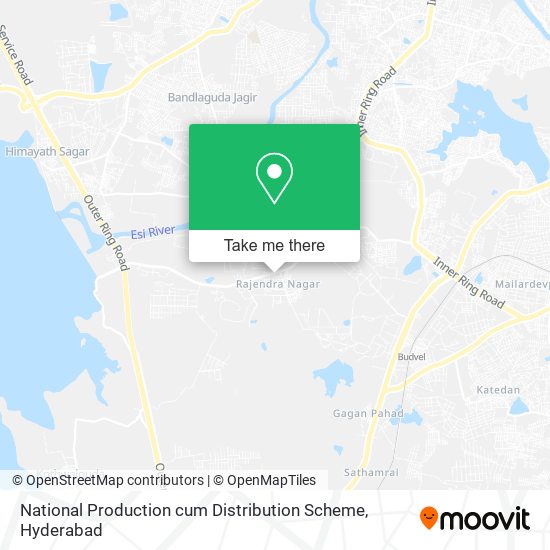 National Production cum Distribution Scheme map