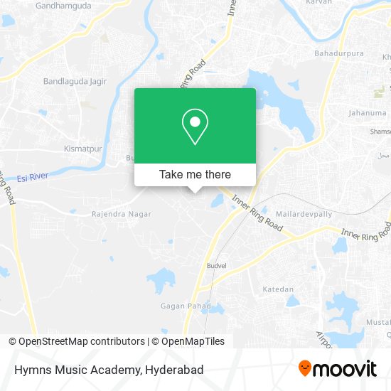 Hymns Music Academy map