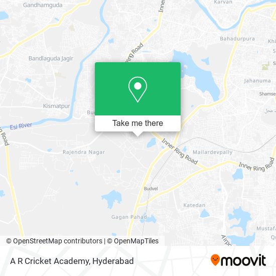 A R Cricket Academy map