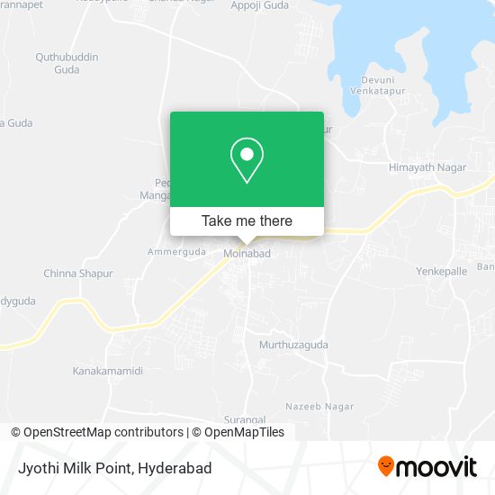 Jyothi Milk Point map