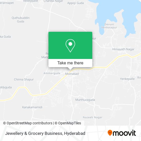 Jewellery & Grocery Business map