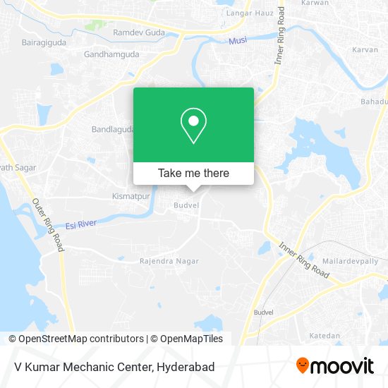 V Kumar Mechanic Center map