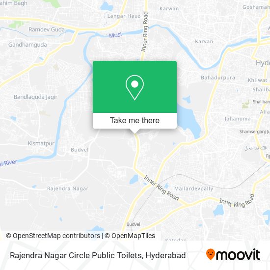 Rajendra Nagar Circle Public Toilets map