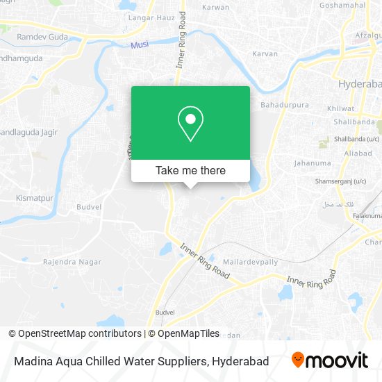 Madina Aqua Chilled Water Suppliers map