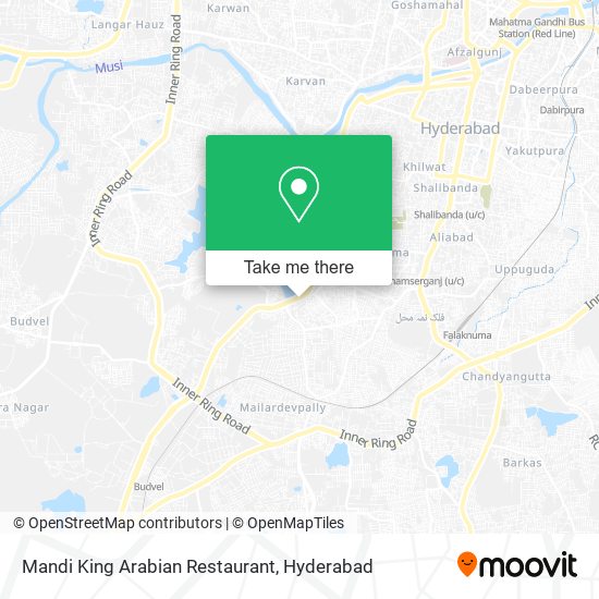 Mandi King Arabian Restaurant map