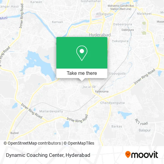 Dynamic Coaching Center map