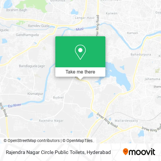 Rajendra Nagar Circle Public Toilets map