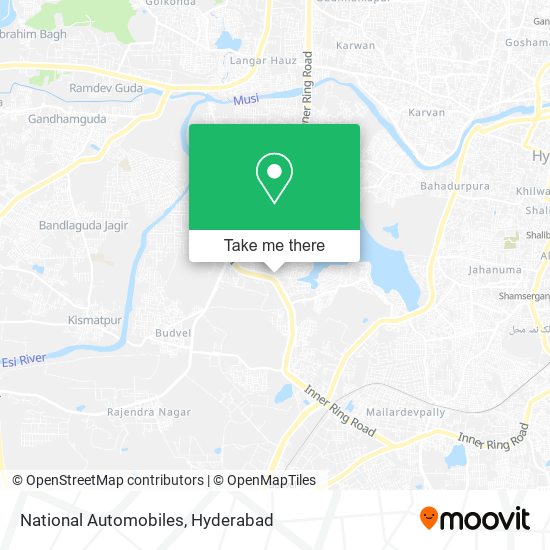 National Automobiles map
