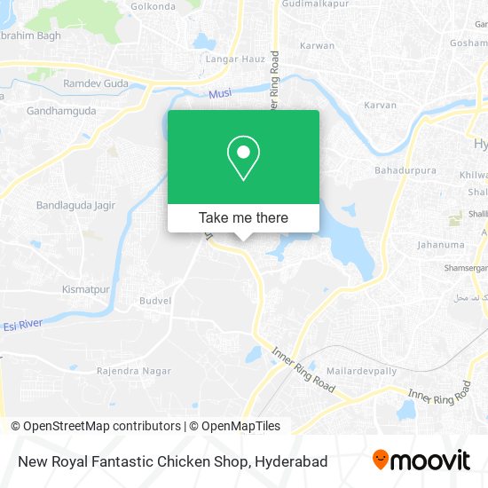 New Royal Fantastic Chicken Shop map