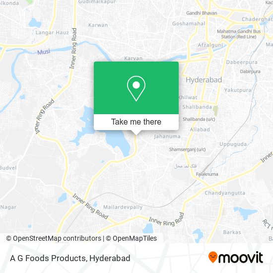 A G Foods Products map