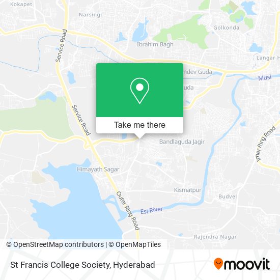 St Francis College Society map