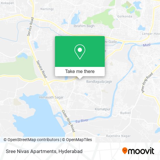 Sree Nivas Apartments map