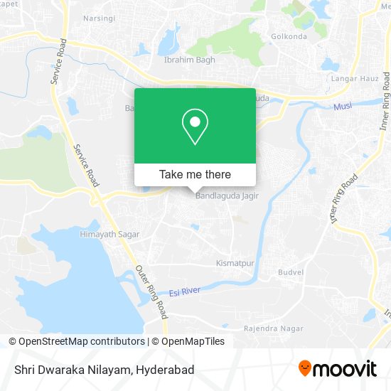 Shri Dwaraka Nilayam map