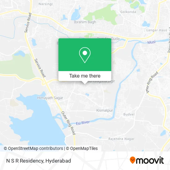 N S R Residency map