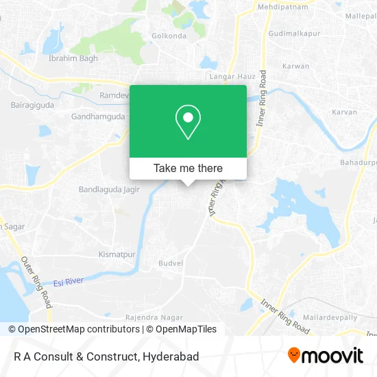 R A Consult & Construct map