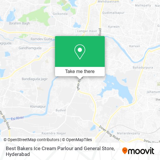Best Bakers Ice Cream Parlour and General Store map