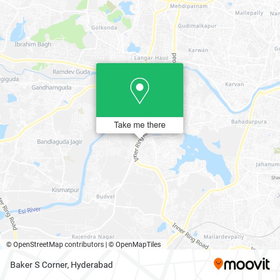 Baker S Corner map