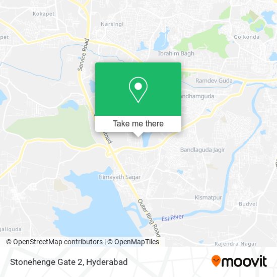 Stonehenge Gate 2 map