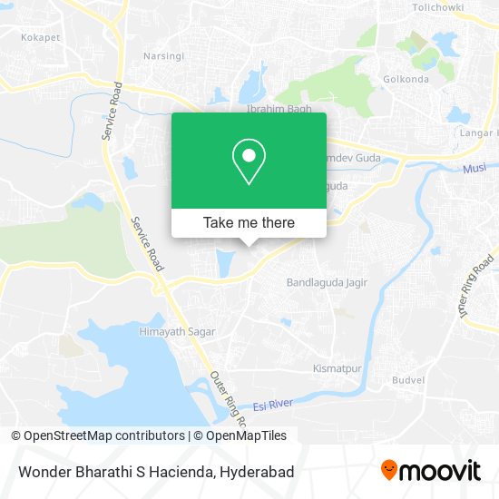 Wonder Bharathi S Hacienda map