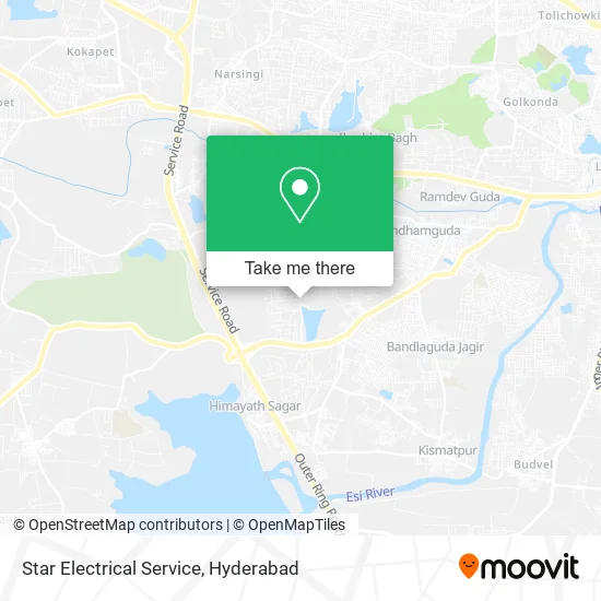 Star Electrical Service map