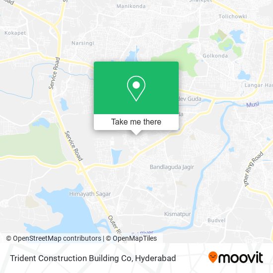 Trident Construction Building Co map