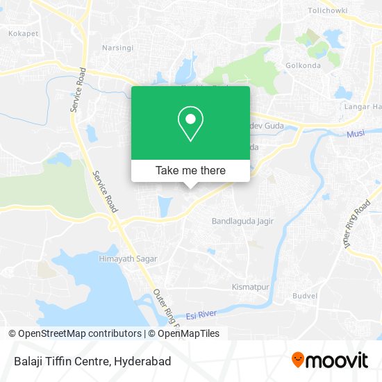 Balaji Tiffin Centre map