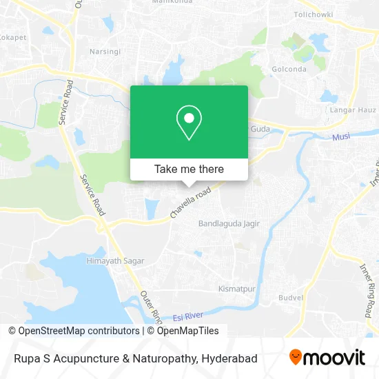 Rupa S Acupuncture 7 Naturopathy map